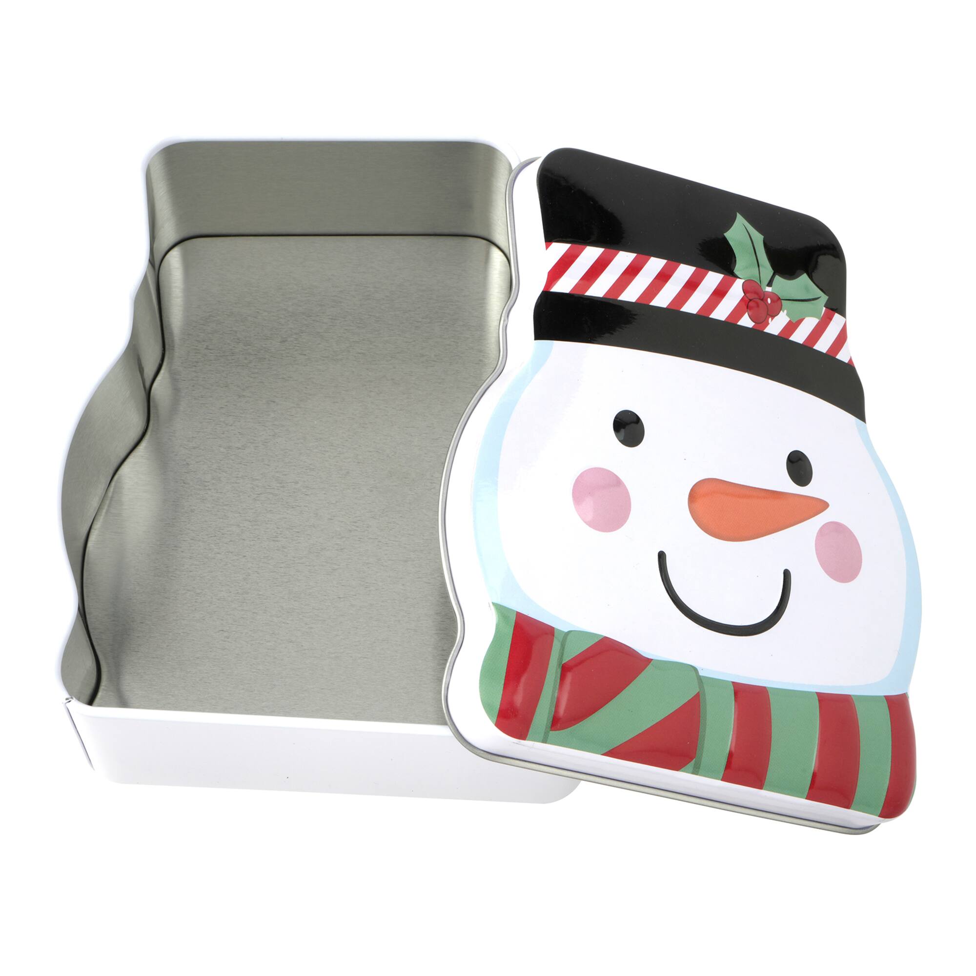 Snowman Christmas Tin by Makery™